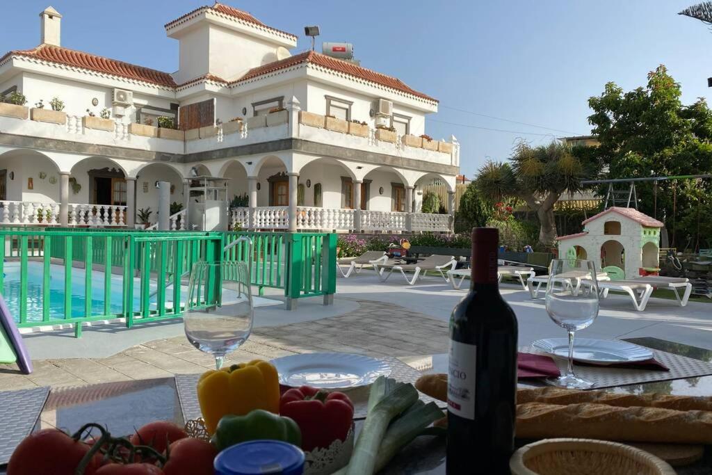 2 Apartments With Private Pool At Villa Diaz Aleman Salobre  Eksteriør billede